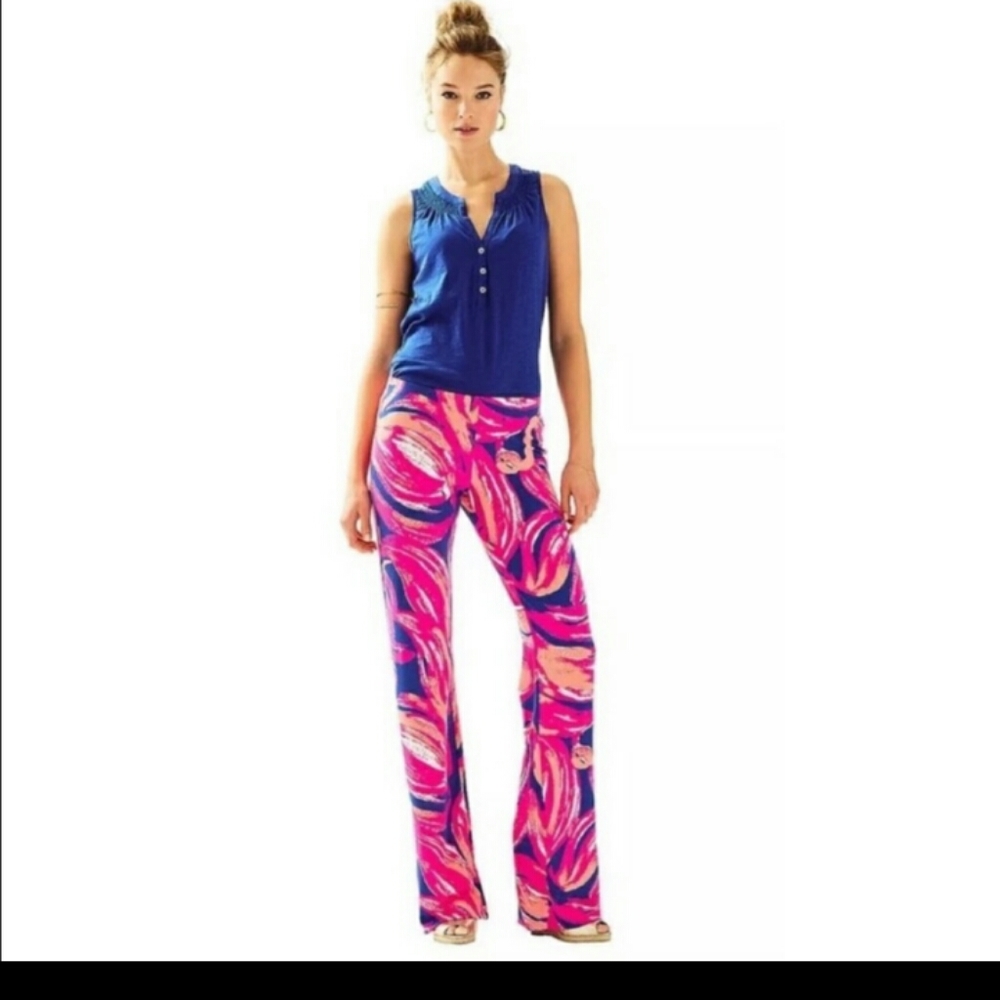 Lilly Pulitzer- Georgia Mays Plume Bloom Palazzo X